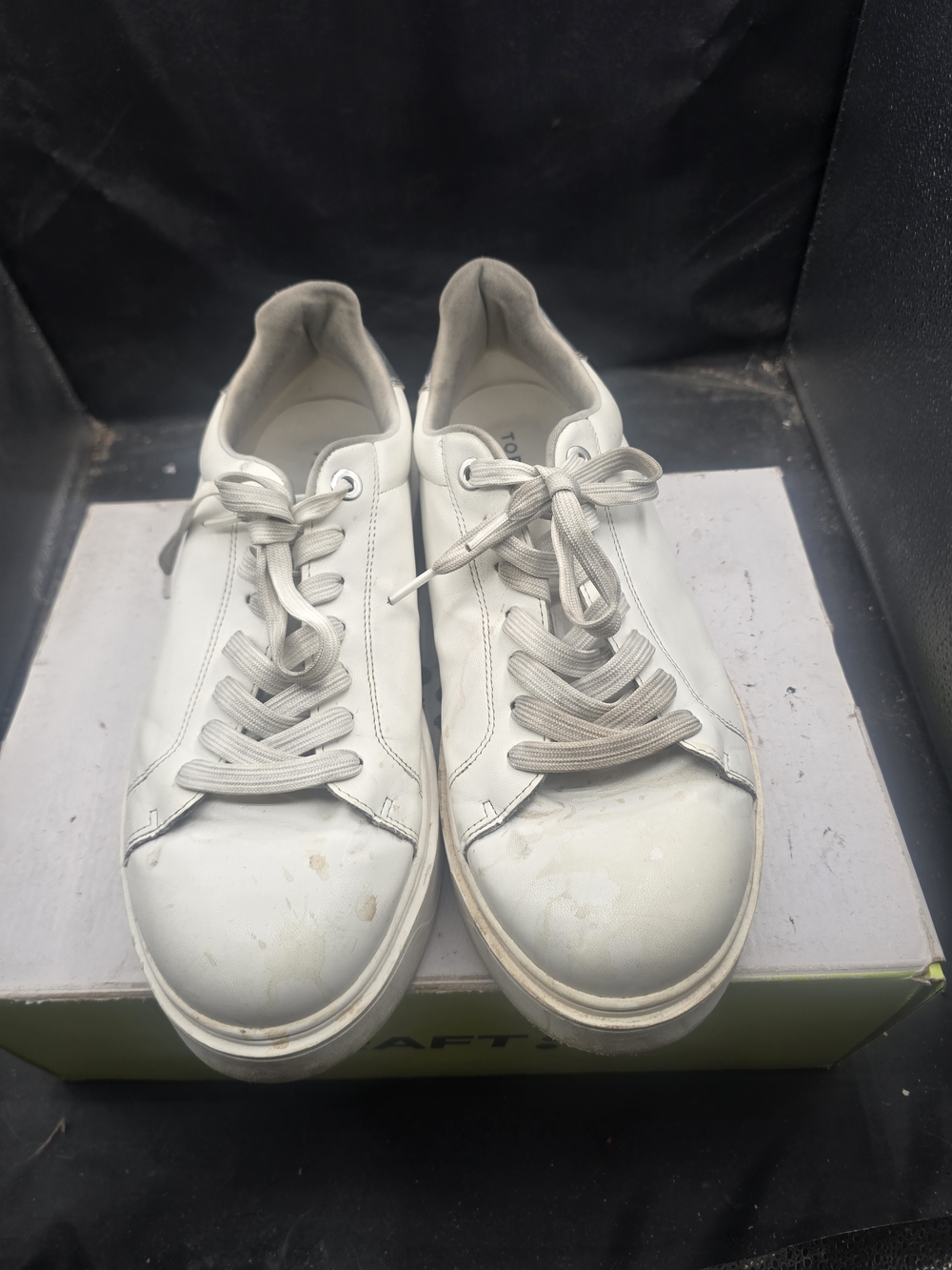torrid White Low-Top Lace-Up Sneakers
